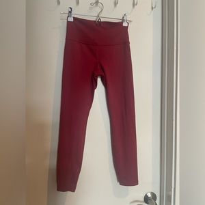 Athleta Red Leggings Size XS
